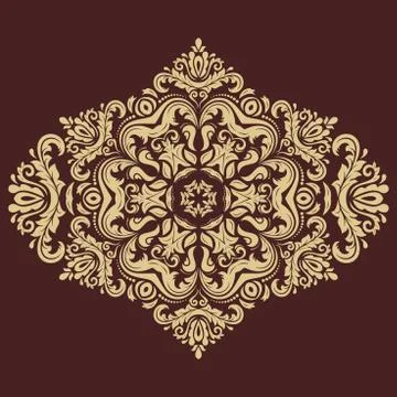 Oriental Abstract Vector Pattern 스톡 일러스트