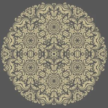 Oriental Abstract Vector Pattern イラスト素材