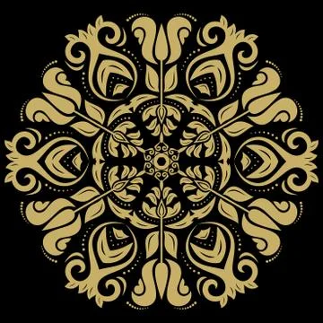 Oriental Abstract Vector Pattern Stock Illustration