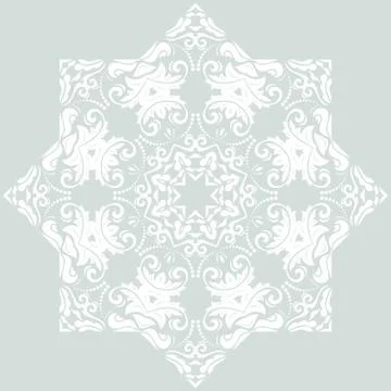 Oriental Abstract Vector Pattern Stock Illustration
