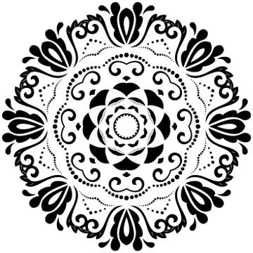 Oriental Abstract Vector Pattern 스톡 일러스트