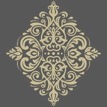 Oriental Abstract Vector Pattern Illustrazione stock