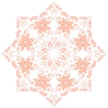 Oriental Abstract Vector Pattern 스톡 일러스트