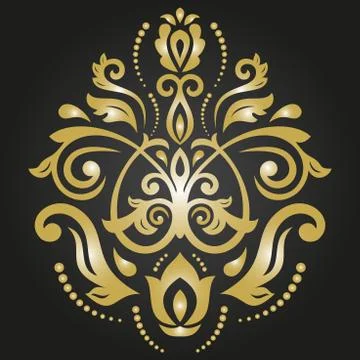 Oriental Abstract Vector Pattern 스톡 일러스트