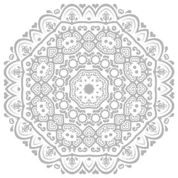 Oriental Abstract Vector Pattern 스톡 일러스트