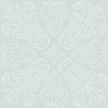 Oriental Abstract Vector Pattern Stock Illustration