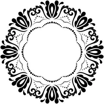 Oriental Abstract Vector Pattern Stock Illustration