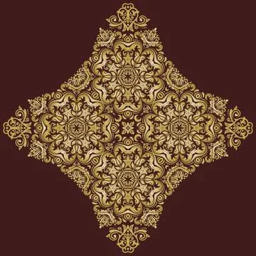 Oriental Abstract Vector Pattern 스톡 일러스트