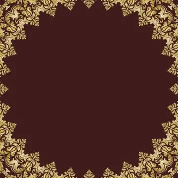 Oriental Abstract Vector Pattern Stock Illustration