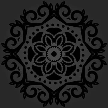 Oriental Abstract Vector Pattern イラスト素材