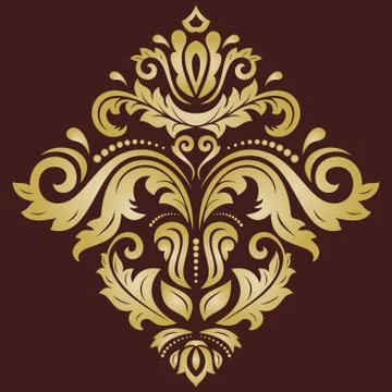 Oriental Abstract Vector Pattern Stock Illustration