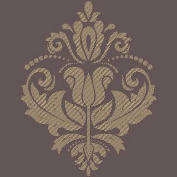 Oriental Abstract Vector Pattern Stock Illustration