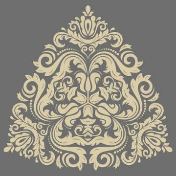 Oriental Abstract Vector Pattern Stock Illustration