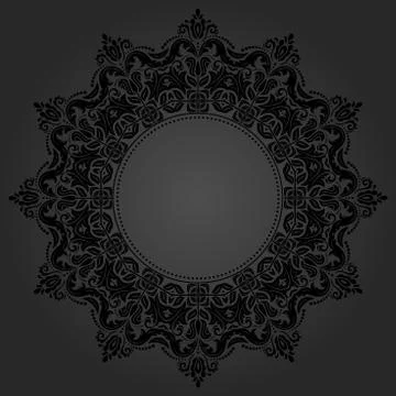 Oriental Abstract Vector Pattern Stock Illustration
