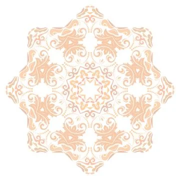 Oriental Abstract Vector Pattern Stock Illustration