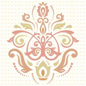 Oriental Abstract Vector Pattern Stock Illustration