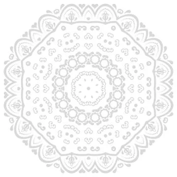 Oriental Abstract Vector Pattern Stock Illustration