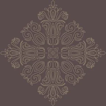 Oriental Abstract Vector Pattern 스톡 일러스트