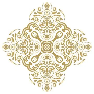 Oriental Abstract Vector Pattern Stock Illustration