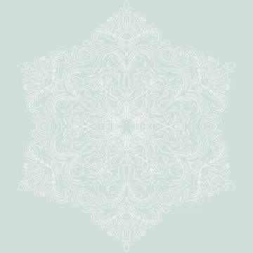 Oriental Abstract Vector Pattern Stock Illustration