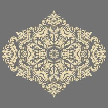 Oriental Abstract Vector Pattern Stock Illustration