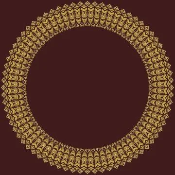 Oriental Abstract Vector Pattern Stock Illustration