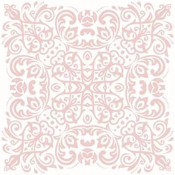 Oriental Abstract Vector Pattern Stock Illustration
