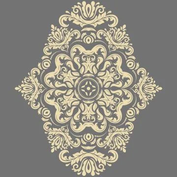 Oriental Abstract Vector Pattern Stock Illustration