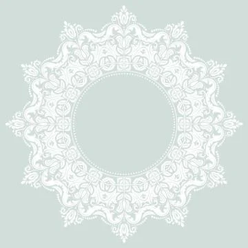 Oriental Abstract Vector Pattern Stock Illustration