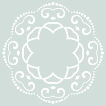 Oriental Abstract Vector Pattern Stock Illustration