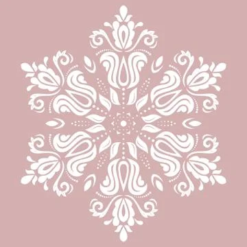 Oriental Abstract Vector Pattern Stock Illustration