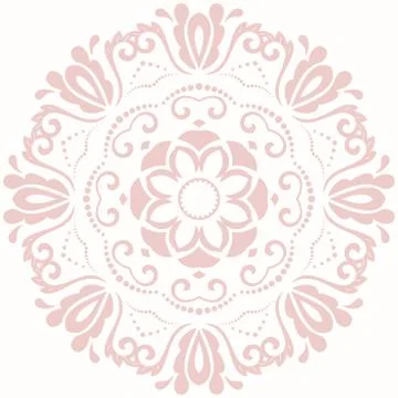 Oriental Abstract Vector Pattern Stock Illustration