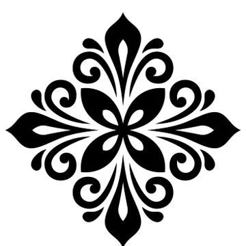 Oriental Abstract Vector Pattern 스톡 일러스트