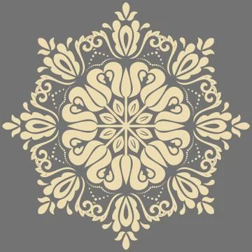 Oriental Abstract Vector Pattern イラスト素材