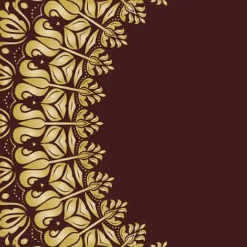 Oriental Abstract Vector Pattern Stock Illustration