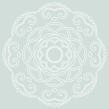 Oriental Abstract Vector Pattern イラスト素材