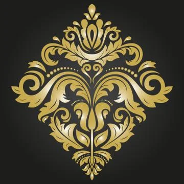 Oriental Abstract Vector Pattern Stock Illustration