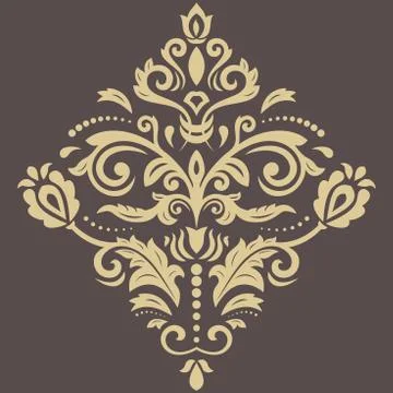 Oriental Abstract Vector Pattern Stock Illustration