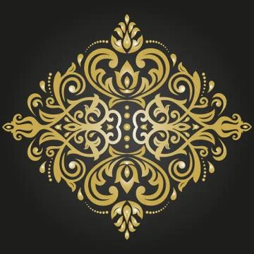 Oriental Abstract Vector Pattern Illustrazione stock