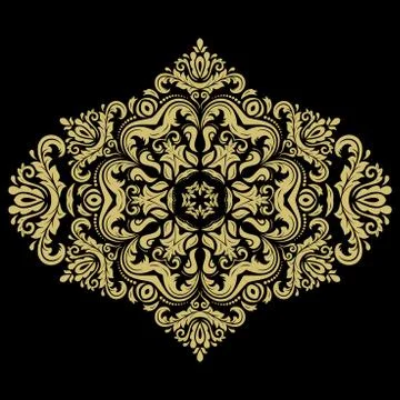 Oriental Abstract Vector Pattern Stock Illustration