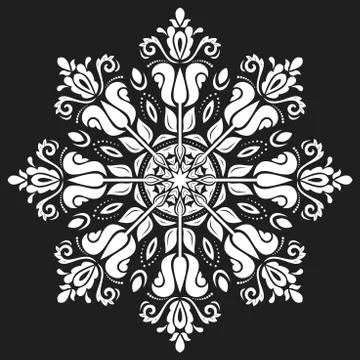 Oriental Abstract Vector Pattern 스톡 일러스트