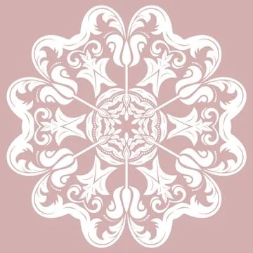 Oriental Abstract Vector Pattern Stock Illustration