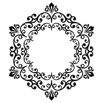 Oriental Abstract Vector Pattern Stock Illustration