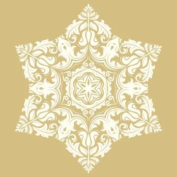 Oriental Abstract Vector Pattern 스톡 일러스트