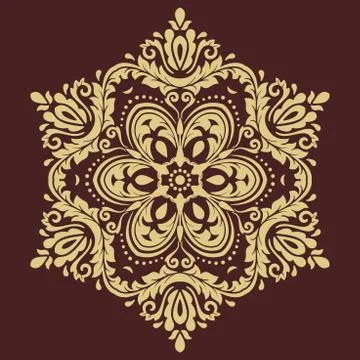 Oriental Abstract Vector Pattern Stock Illustration