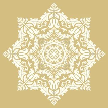 Oriental Abstract Vector Pattern Stock Illustration