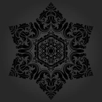 Oriental Abstract Vector Pattern 스톡 일러스트