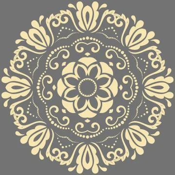 Oriental Abstract Vector Pattern Illustrazione stock