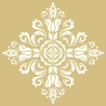 Oriental Abstract Vector Pattern Stock Illustration