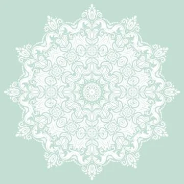 Oriental Abstract Vector Pattern Stock Illustration